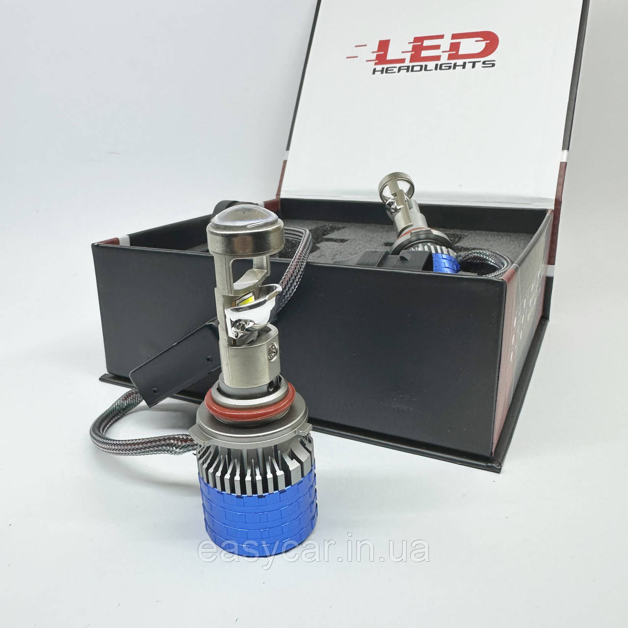 LED HB3 9005 (5500K) Світлодіодна лампа з лінзою