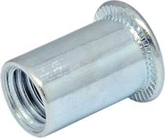 Гайка клепальна стандартний буртик оцинкована