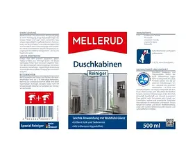 Засіб для чищення та догляду за душовими кабінами 500 мл MELLERUD, фото 4