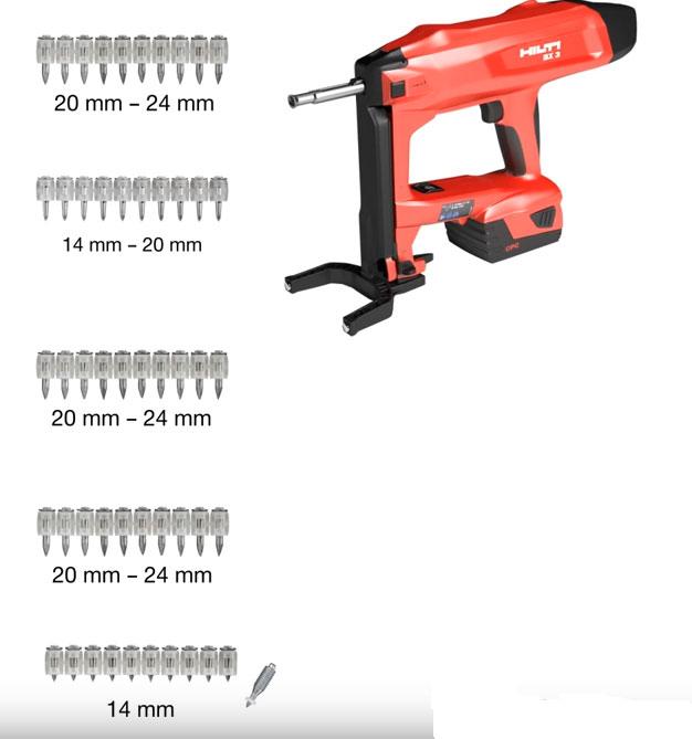 Дюбель-цвяхи Hilti BX-3 32мм оцинковані (1000 шт), фото 1