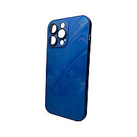 Чехол для смартфона AG Glass Gradient LV Frame для iPhone 14 Pro Navy Blue