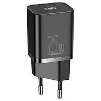 Сітчастий зарядний пристрій Baseus Super Si Quick Charger 1C 25W EU Black