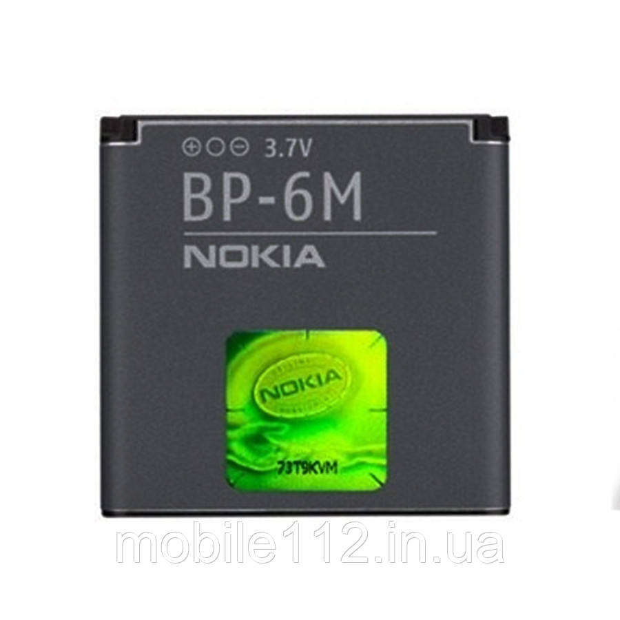 Аккумулятор (батарея) Nokia BP-6M оригинал Китай 3250 6151 6233 6280 6288 9300 9300i N73 N73 Music N77 N93 - фото 1 - id-p397144482