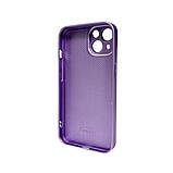 Чохол для смартфона AG Glass Matt Frame Color Logo for Apple iPhone 15 Light Purple, фото 2