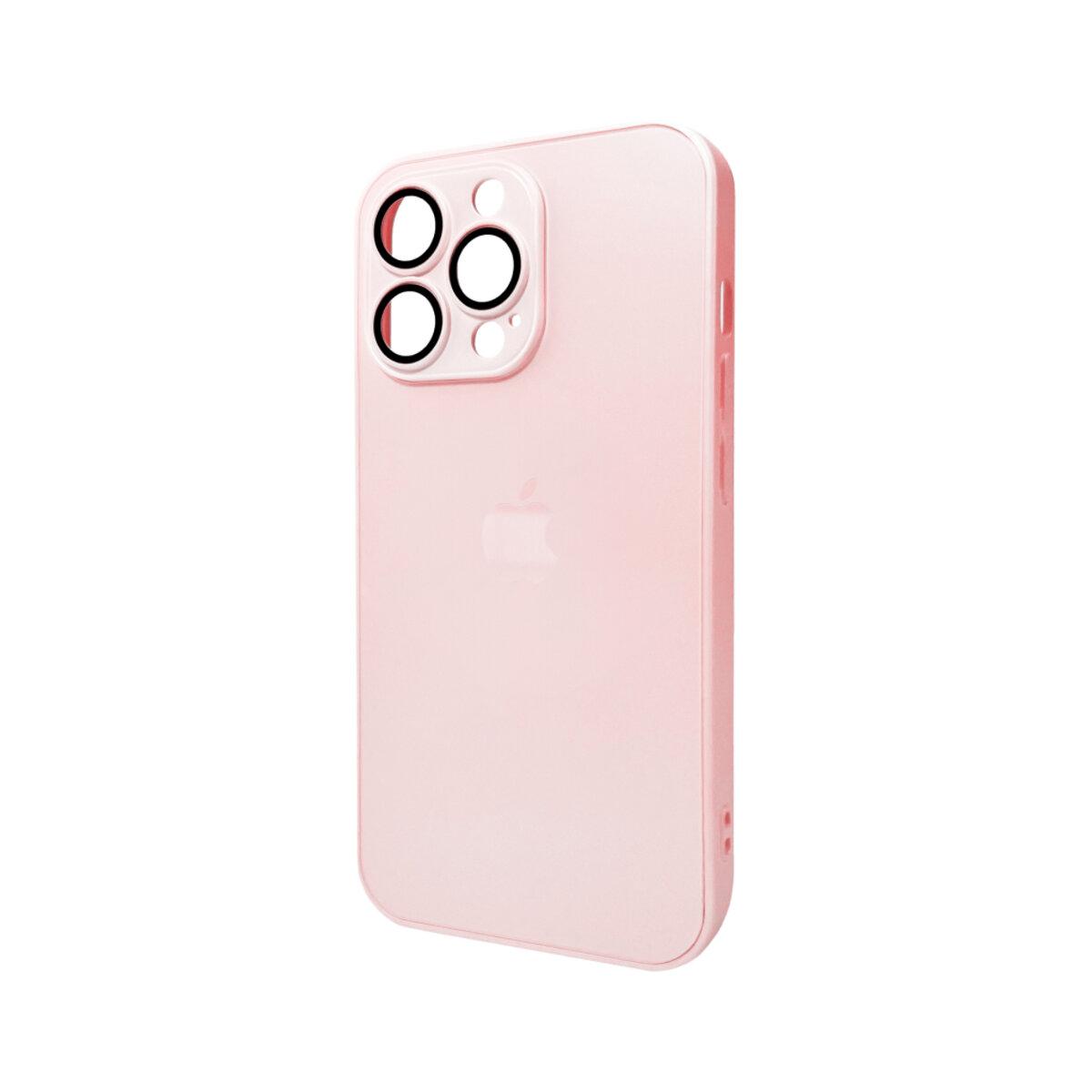 Чохол для смартфона AG Glass Matt Frame Color Logo for Apple iPhone 11 Pro Max Chanel Pink