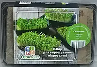 Смачнисимо набор для выращивания микрозелени (редиска,лук,салат) LEDAAGRO