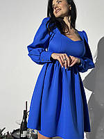 Вечернее платье до колена с длинным рукавом 42-44,46-48