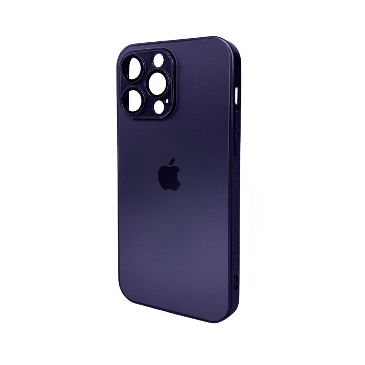 Чохол для смартфона AG Glass Matt Frame Color Logo for Apple iPhone 15 Pro Max Deep Purple