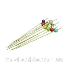 Шпажка бамбукова для канапе 12см"Перлина"100 шт(1 пач)шпажка для закусок і фруктів