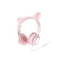 HF Stereo Hoco W36 Cute Cat Ear pink, фото 4