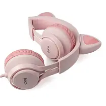 HF Stereo Hoco W36 Cute Cat Ear pink, фото 5