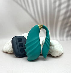 Віброяйце Wo-sex Y14 з пультом ДУ, 10 режимів. Зелене