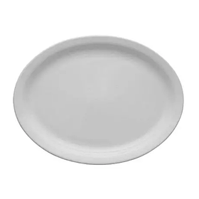 Овальне блюдо Lubiana Ameryka з білої порцеляни 330 мм (160)