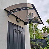 Дашок 1.5 x 1 м Hi-tech, металевий з монолітним полікарбонатом, фото 6