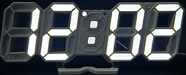 Електронний світлодіодний настільний годинник