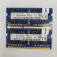 Пара оперативной памяти Hynix SODIMM DDR3L 16Gb (8Gb+8Gb) 1600MHz 12800s 2R8 CL11 (HMT41GS6BFR8A-PB N0 AA) Б/У