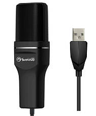Професійний всеспрямований конденсаторний мікрофон Marvo MIC-03 на штативі USB, фото 6