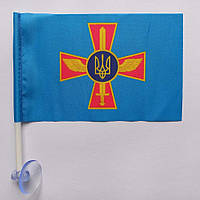 Прапор Повітряних сил України на присоску в автомобіль