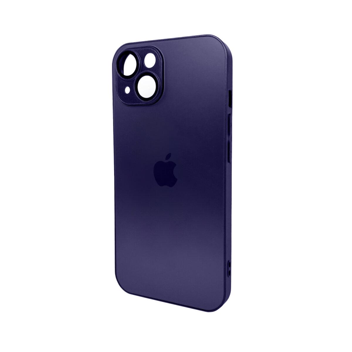 Чохол для смартфона AG Glass Matt Frame Color Logo for Apple iPhone 15 Deep Purple