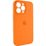 Чохол для смартфона Silicone Full Case AA Camera Protect for Apple iPhone 15 Pro 52,Orange, фото 2