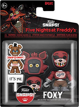 Фігурка Фанко Снапс Фоксі FNAF П'ять ночей з Фредді Аніматронік Funko Snaps!: Five Nights at Freddy's - Foxy