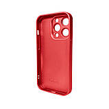 Чохол для смартфона AG Glass Matt Frame Color Logo for Apple iPhone 15 Pro Coke Red, фото 2
