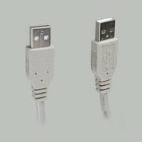 Шнур соединительный штекер USB A - штекер USB A 1м