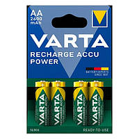 Перезаряжаемые батарейки АА VARTA ACCU AA 2600mAh BLI 4 шт (READY 2 USE) N