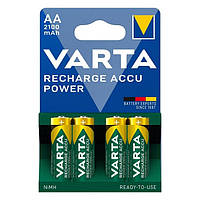 Перезаряжаемые батарейки АА VARTA ACCU AA 2100mAh BLI 4 шт (READY 2 USE) N