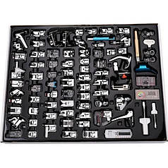 Набір лапок для швейних машин Singer Baby Lock Brother Janome 82 шт (N020605)