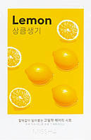 Тканинна маска для обличчя з екстрактом лимона Missha Airy Fit Lemon Sheet Mask, 19g