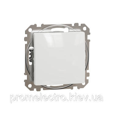 Одноклавішний вимикач Білий Sedna Design, фото 1