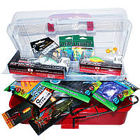 Набір на щуку, судака, окуня 58 в1 + ящик на 2 полиці