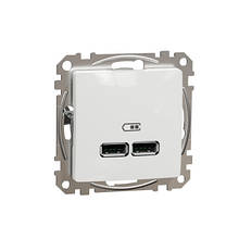 USB-рож A+A 2,1A Білий Sedna Design