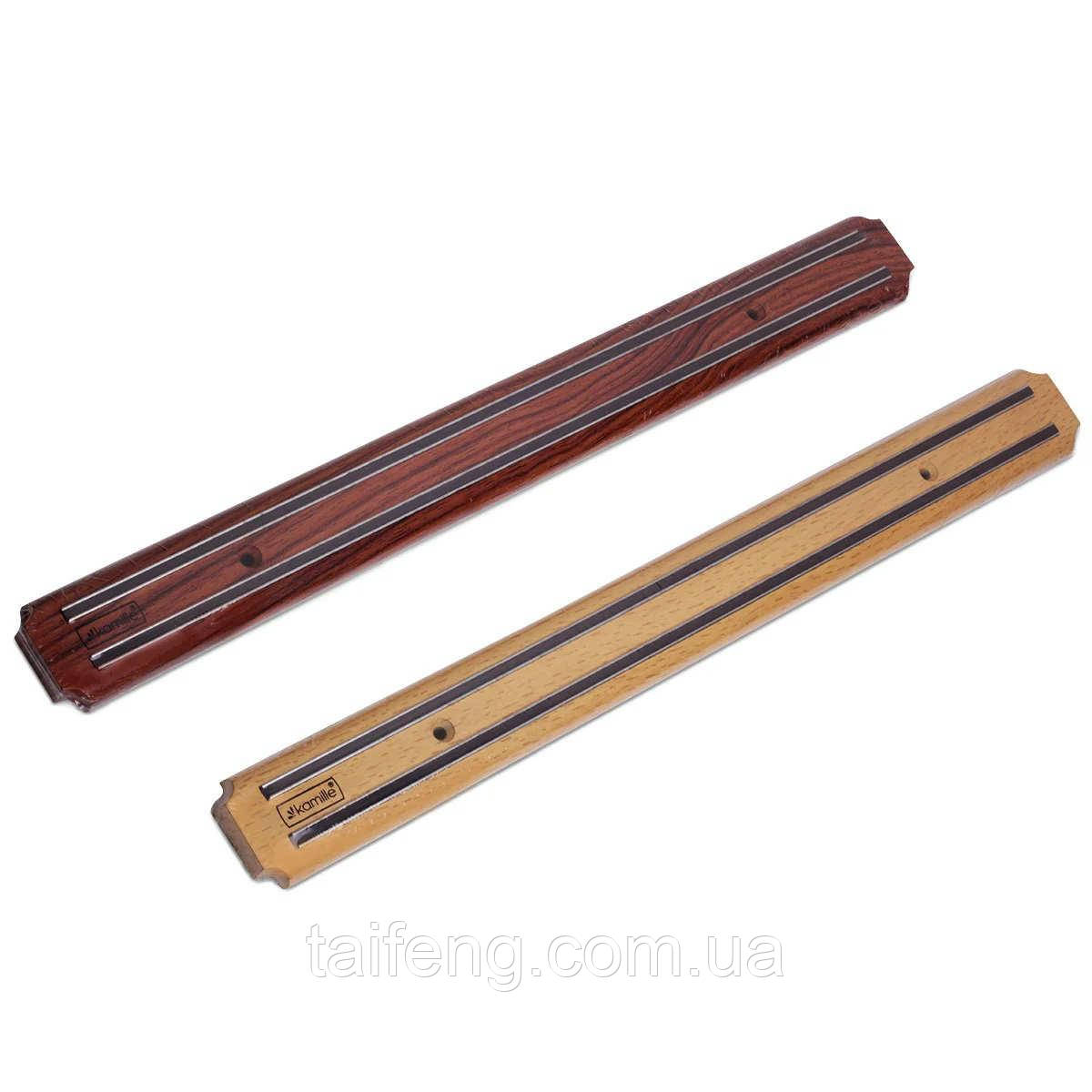 Тримач для ножів магнітний підвісний 48x4,5x1,5 см Kamille 1055-1056