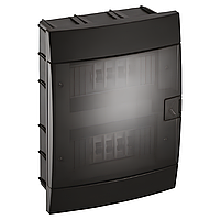 Щиток распределительный внутренний на 24 автомата встраиваемый черного цвета IP40 Horoz Electric