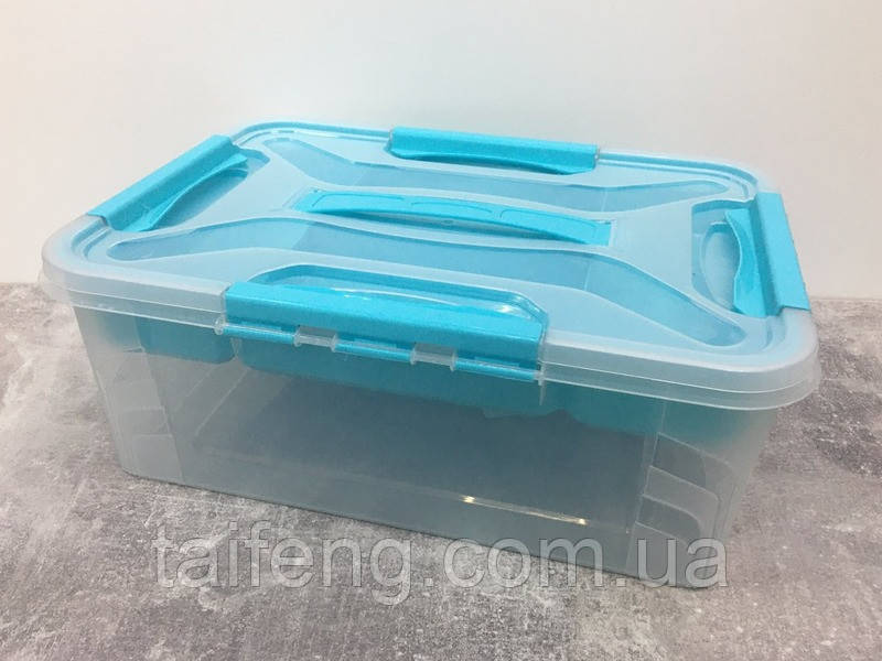 Органайзер універсальний Аптечка 10 л Полімербут 666-10-1 блакитний