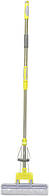 Швабра на 2 отжима PVA-насадка 27 см с хромированной телескопической ручкой 95-126 см Eco Fabric EF-2708