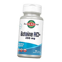 Бетаина гидрохлорид KAL Betaine HCL+ 250 mg 100 таблеток