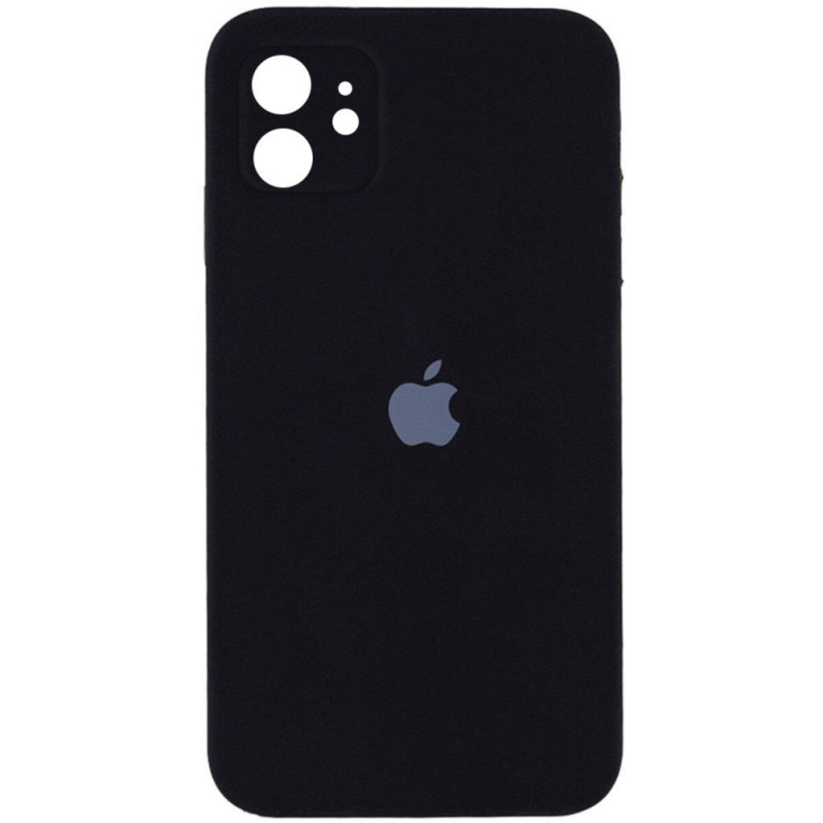 Чохол для смартфона Silicone Full Case AA Camera Protect for Apple iPhone 11 кругл 14,Black