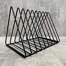 Підставка під дошки, книги, журнали 26*17*20 см чорна 1565654/1007