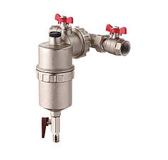 Мультифункціональний сепаратор шламу-дешламатор 3/4 універсальний магнітний з латунним фільтром Чехія