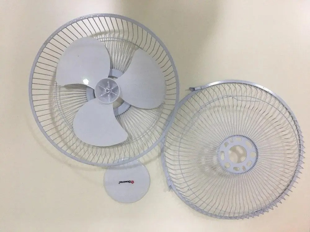 Вентилятор настольный DOMOTEC Fan 12-30см диаметр, поворотный, мощный, 3 скорости Белый PLC - фото 2 - id-p2066209560