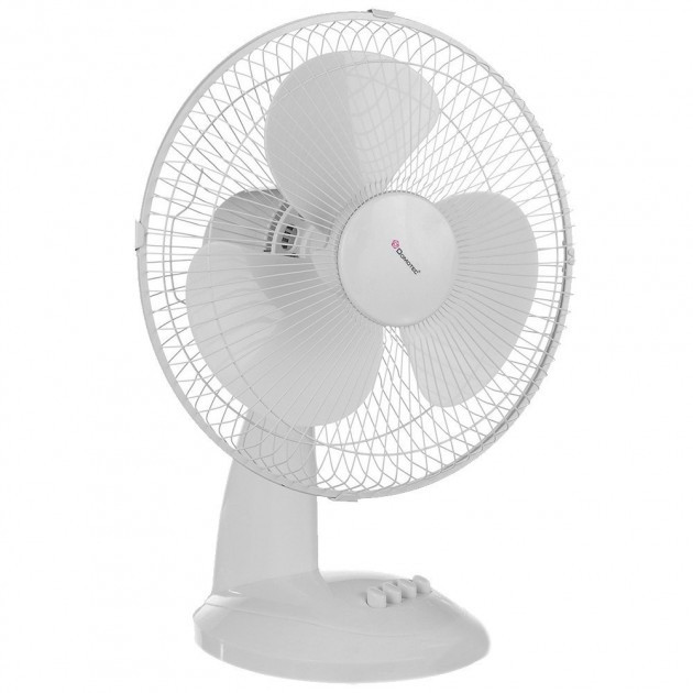 Вентилятор настольный DOMOTEC Fan 12-30см диаметр, поворотный, мощный, 3 скорости Белый PLC - фото 6 - id-p2066209560