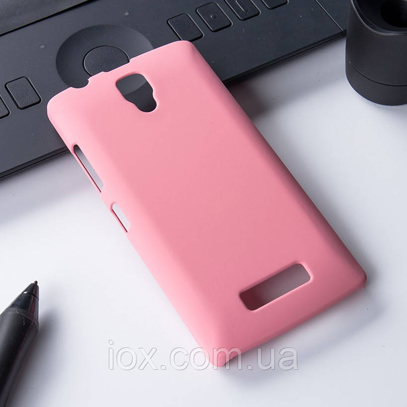 Розовый чехол с противоскользящим покрытием для Lenovo A2010