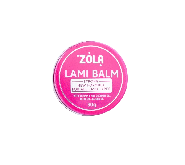 Клей ZOLA для ламінування брів та вій рожевий, 30 г