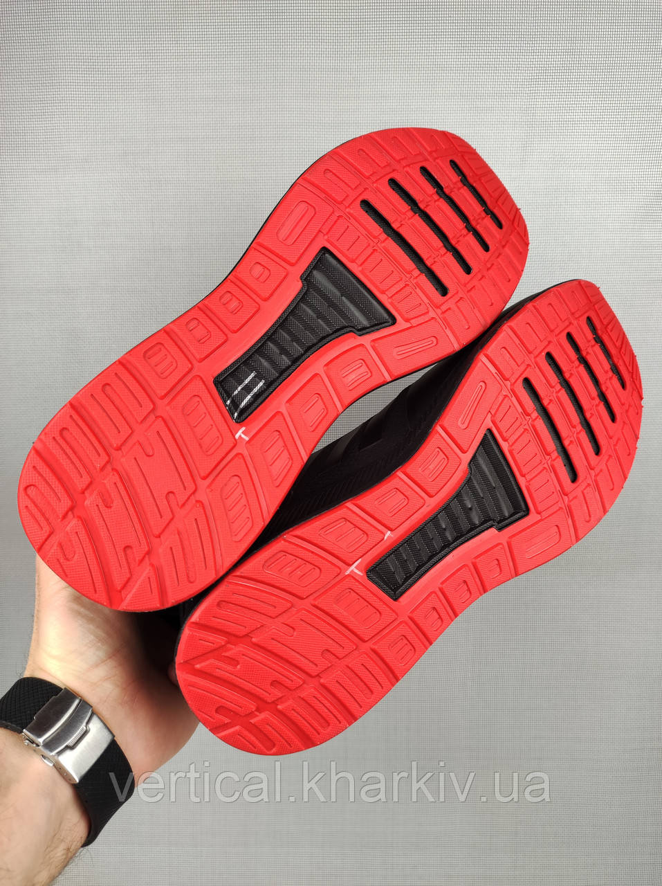 Мужские кроссовки Adidas Glide Black&Red 41-46 - фото 5 - id-p2066224472