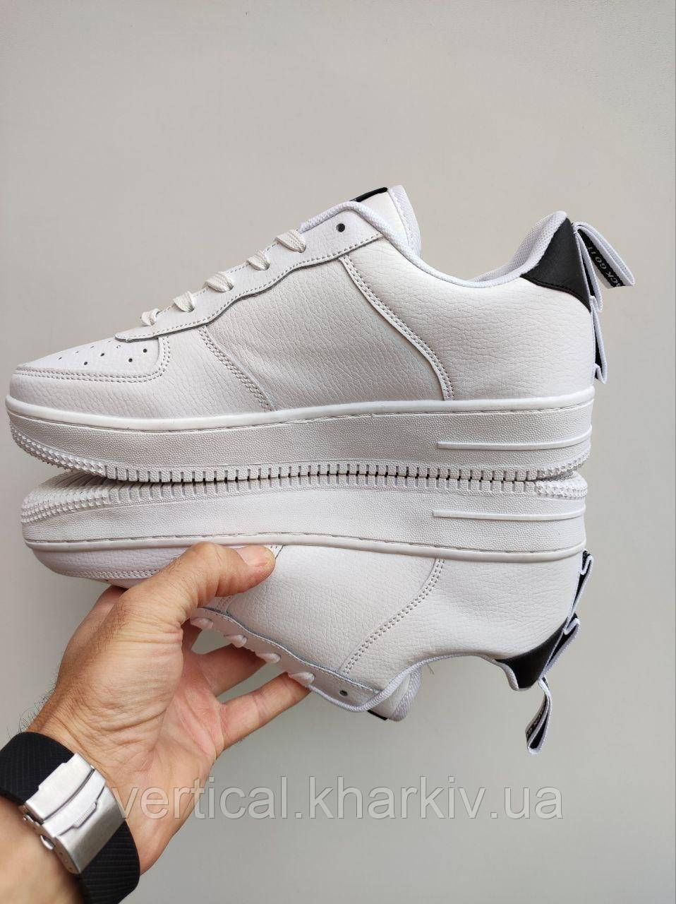 Кроссовки Nike Air Force 1 LV8 White&Black Мужские 41-46 - фото 3 - id-p2066224502