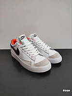Кроссовки Nike Blazer Low White&Orange Мужские 41-45