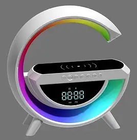 Настільна смарт-лампа, нічник BT-3401 RGB Rainbow Light-Wireless Happy Light з Bluetooth колонкою + бездрот